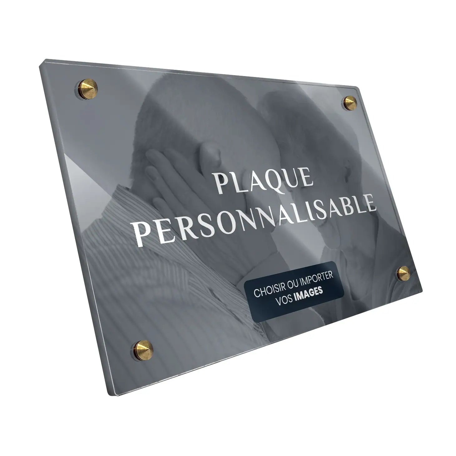 Plaque funéraire personnalisable